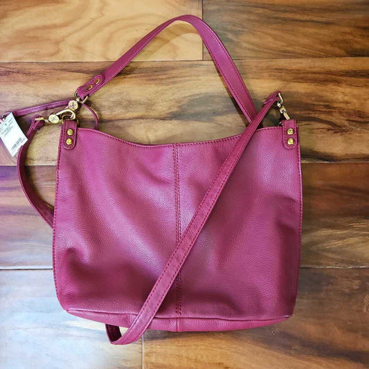 HOBO,LEATHER CROSSBODY ,CRANBERRY