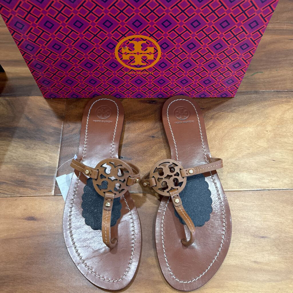 TORY BURCH,TB SANDAL ,CAMEL,9