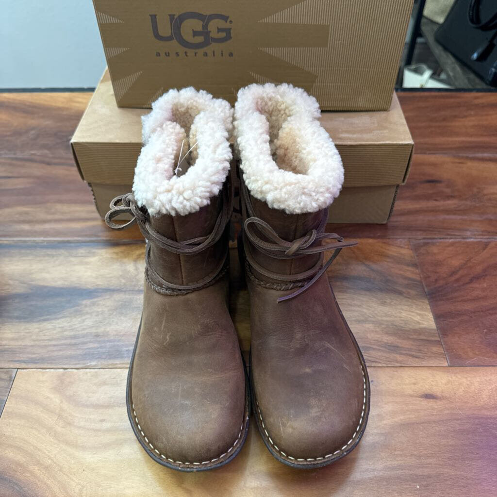 UGG,UGG WRAP BOOT ,Brown,8