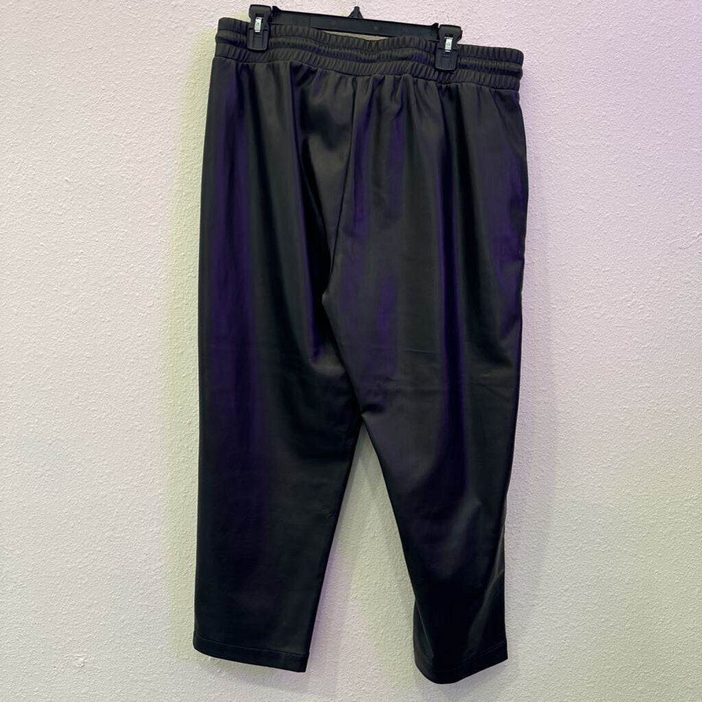 LOFT,LEATHER PANT,BLACK,XLP