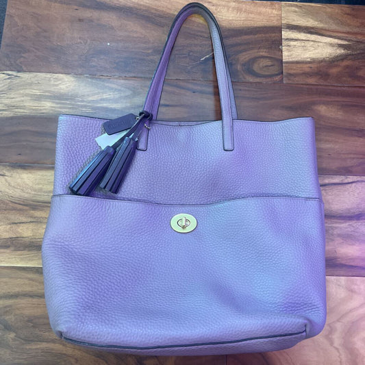 COACH LG TOTE LILAC