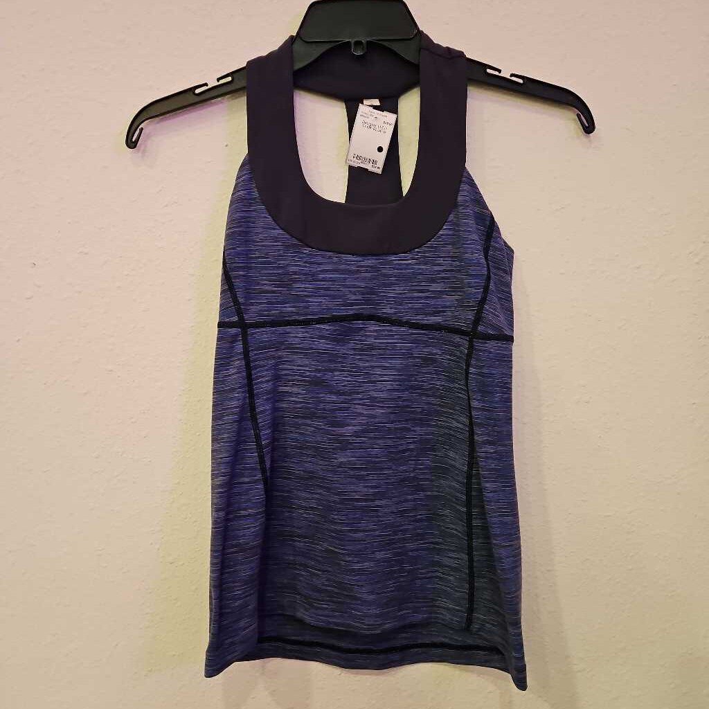 LULULEMON,LULU TANK,BLUE,6