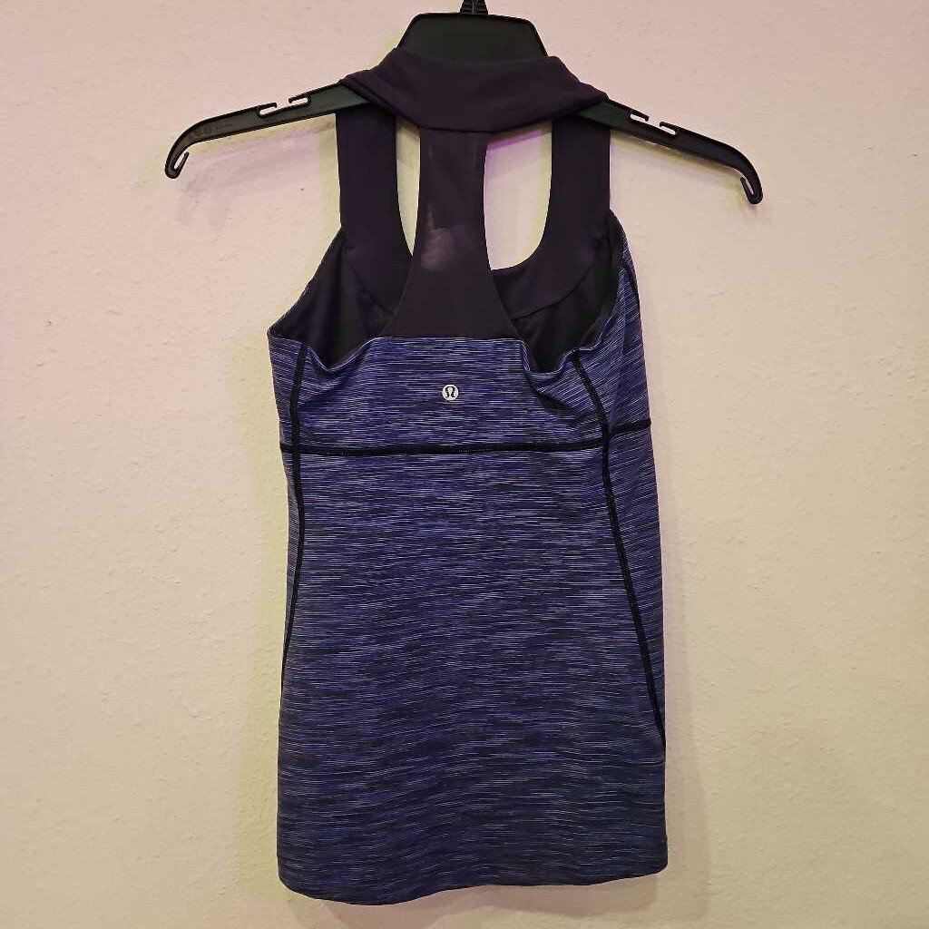 LULULEMON,LULU TANK,BLUE,6