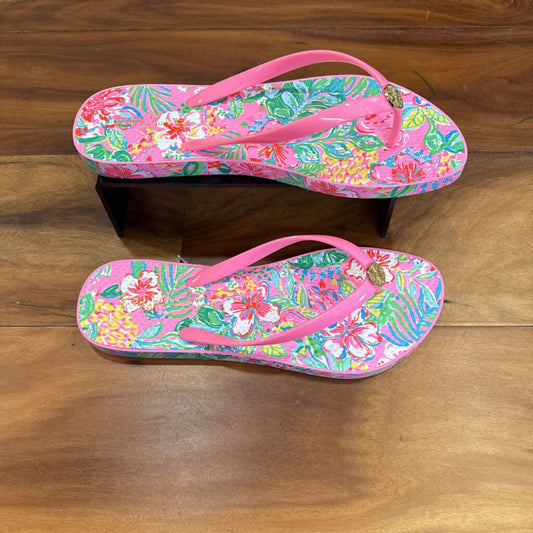 LILLY PULITZER,LP FLIP FLOP,MULTI,11