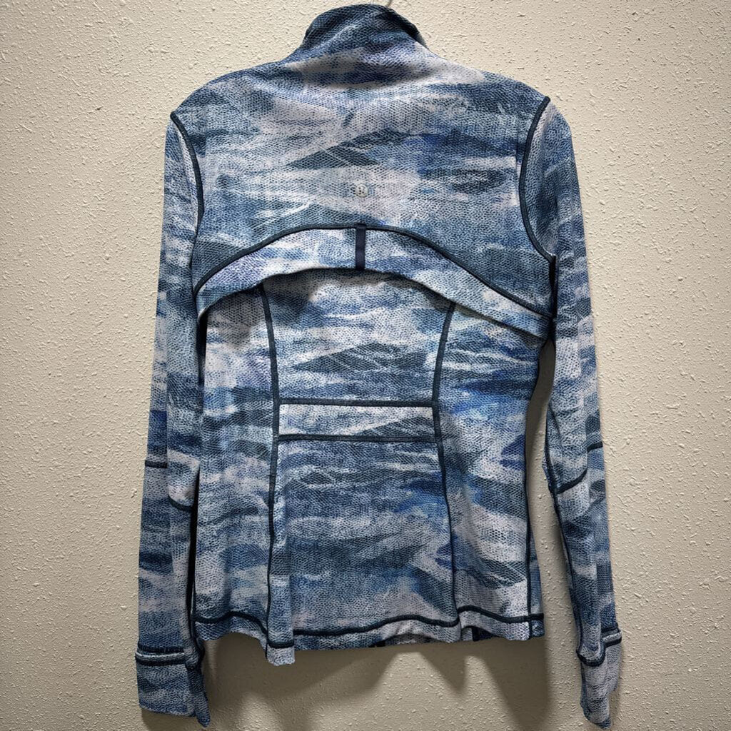 LULULEMON,LULU FULL ZIP,BLUE,10