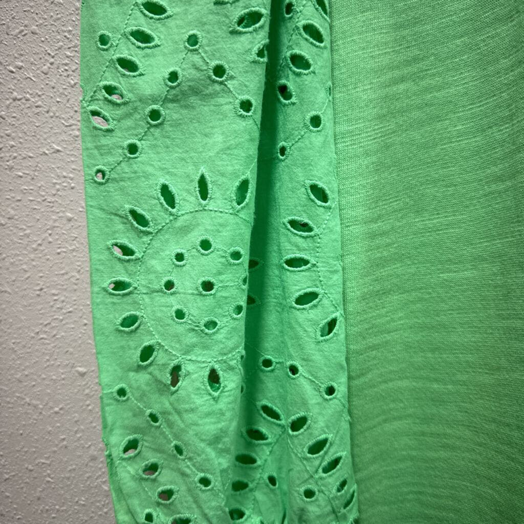 LILLY PULITZER,LP LS MID,GREEN,M