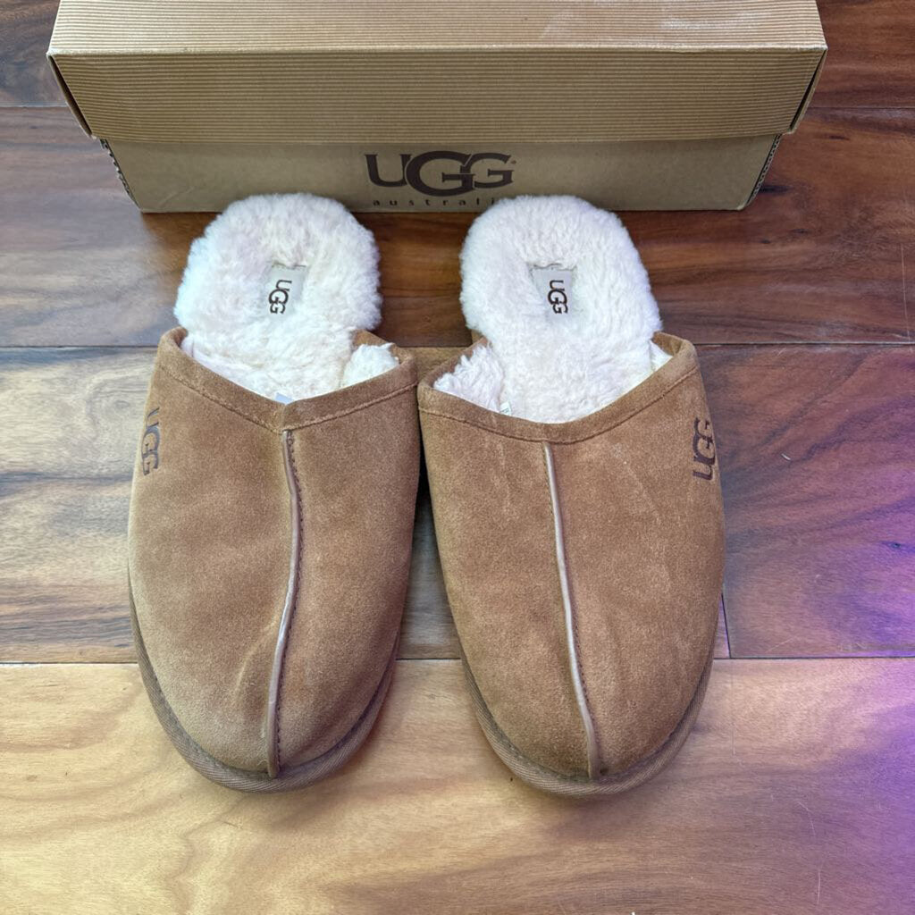 UGG,UGG SLIPPER,TAN,11