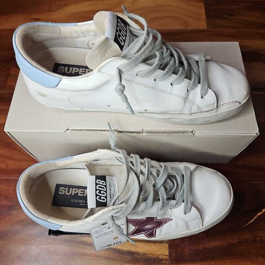 GOLDEN GOOSE,GG ,WHT/BLU/PNK,38