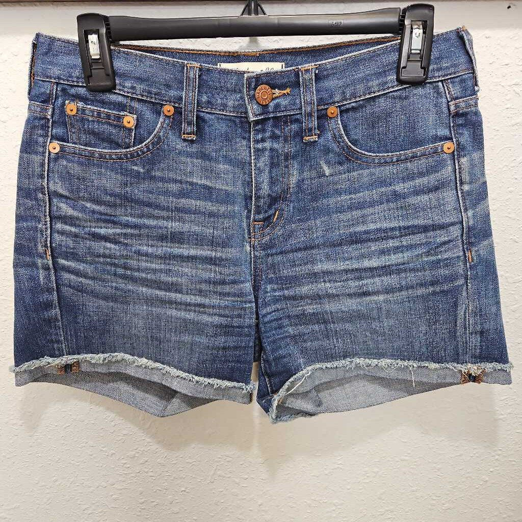 MADEWELL,MADEWELL DENIM SHORT,BLUE,24