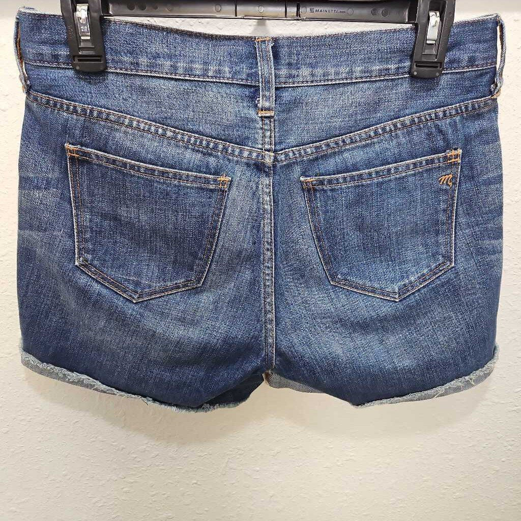 MADEWELL,MADEWELL DENIM SHORT,BLUE,24