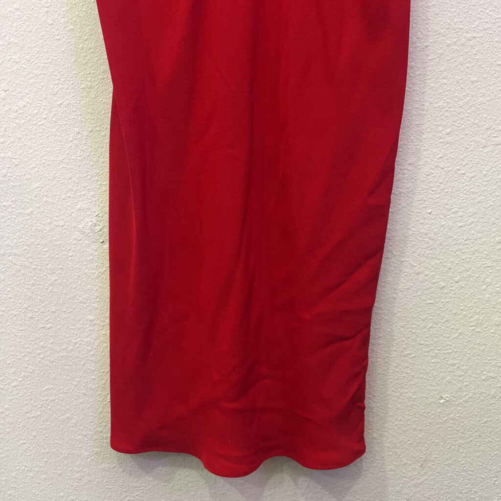 JOSIE NATORI,SHORTSLV DRESS,RED,L