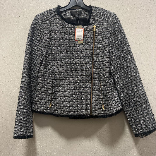 J CREW,NWT JCREW ZIP,B/W,8