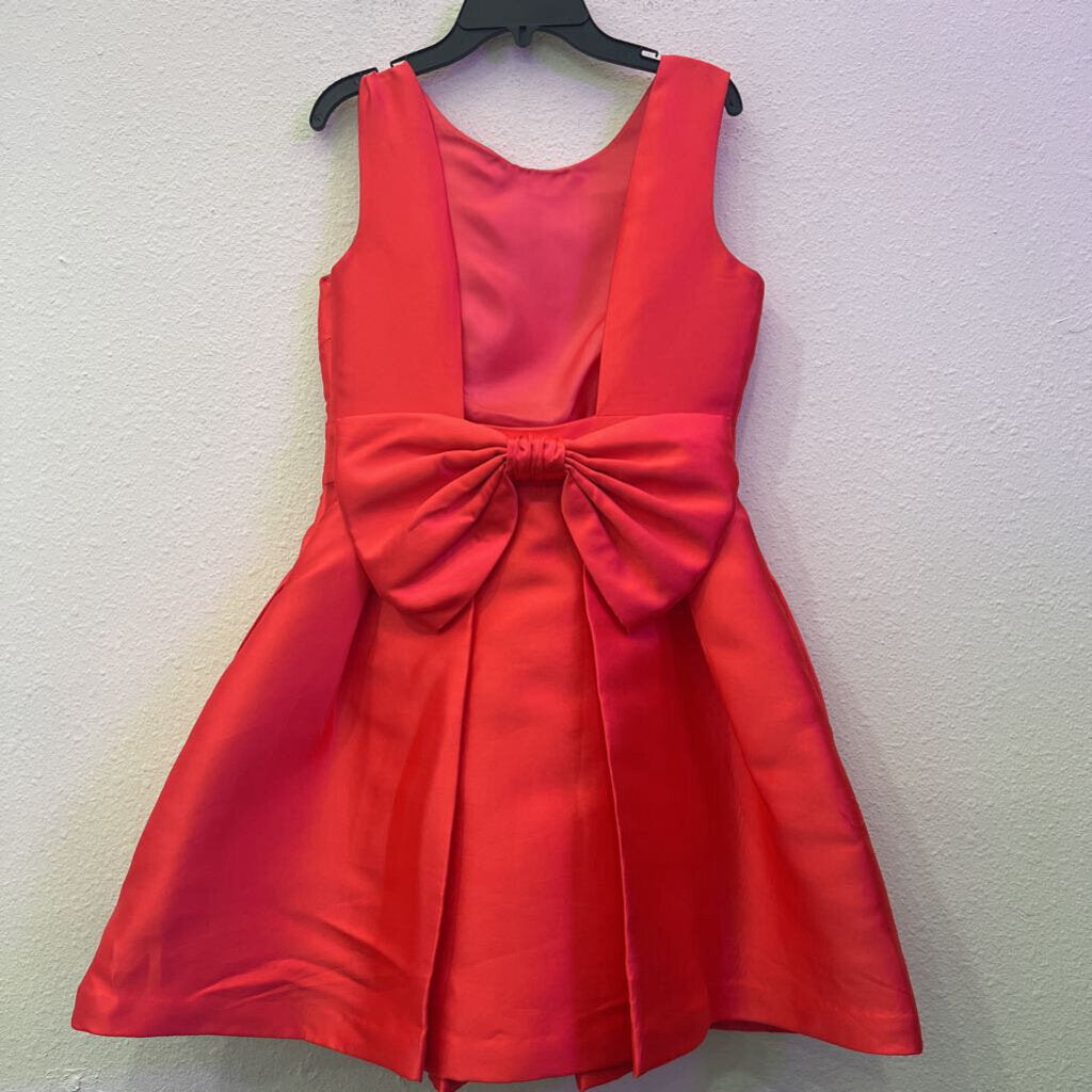 KATE SPADE,TANK DRESS W/ BOW,RED,6