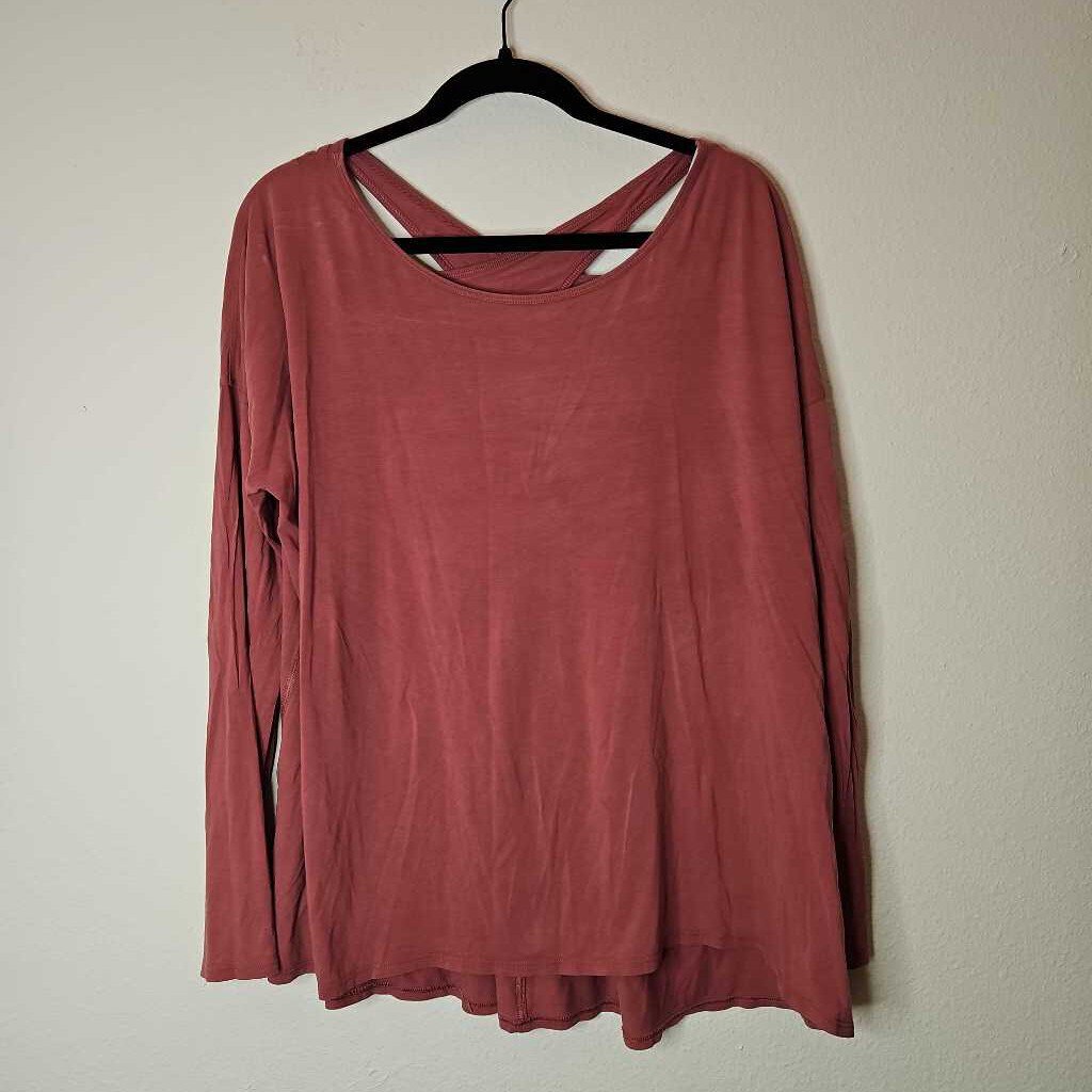 LULULEMON,LONGSLV TOP,MAUVE,L/XL