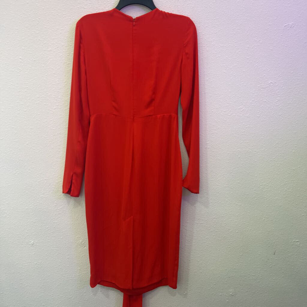 FAME,Long Sleeve Dress,Red ,XS