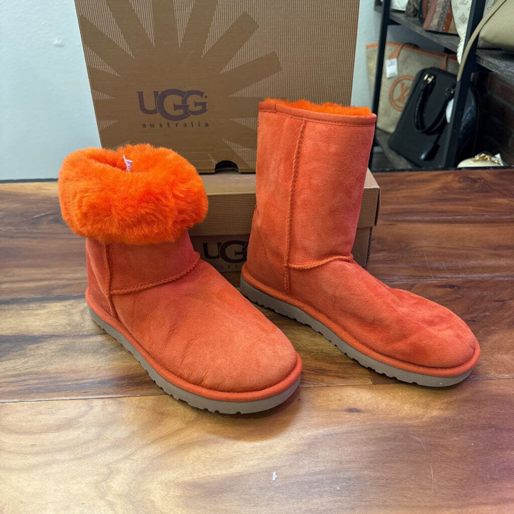 UGG,UGG Boots,ORANGE,8