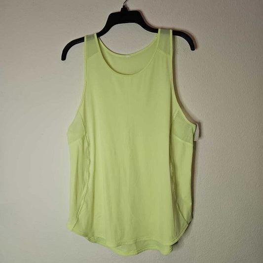 LULULEMON,ATHLETIC TANK TOP,NEON,10