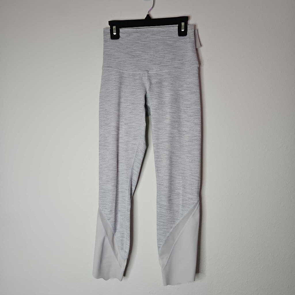 LULULEMON,CROP LEGGING ,GRY ,4