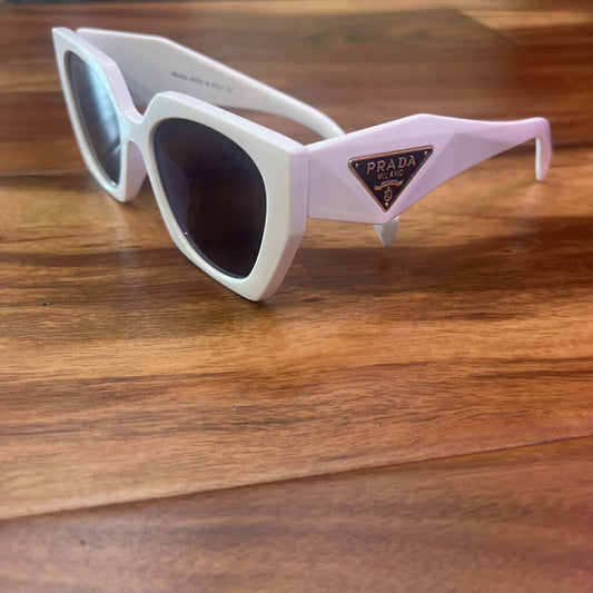 PRADA DUPE,SUNGLASSES (DUPE),WHITE