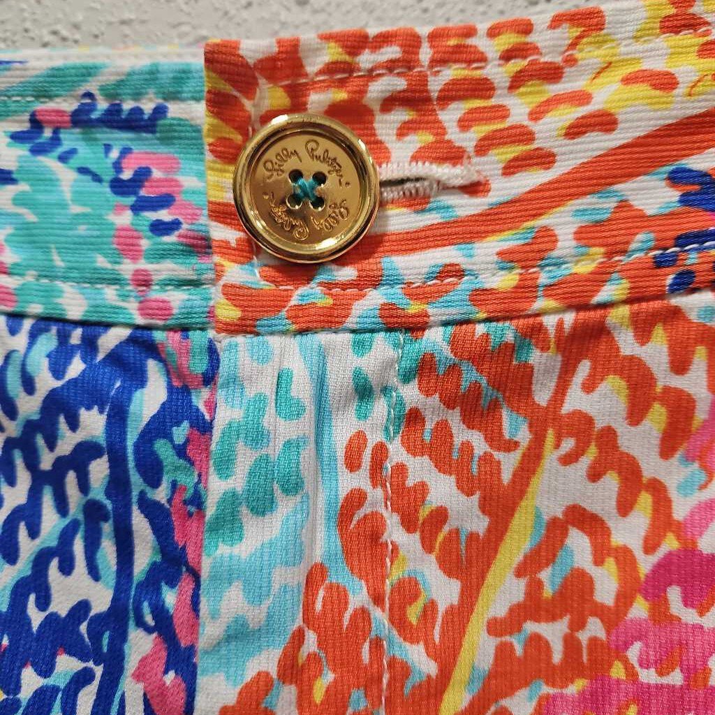 LILLY PULITZER,BEACH SHORTS ,MULTI,10