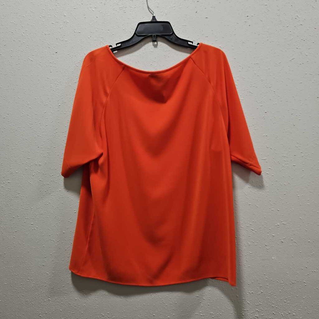 ST. JOHN,SHORTSLVE TOP ,ORANGE,M