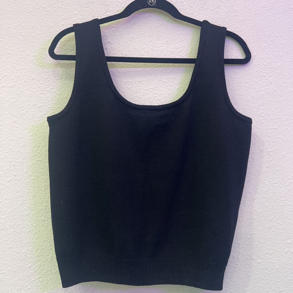 ST. JOHN,TANK TOP,BLACK,L