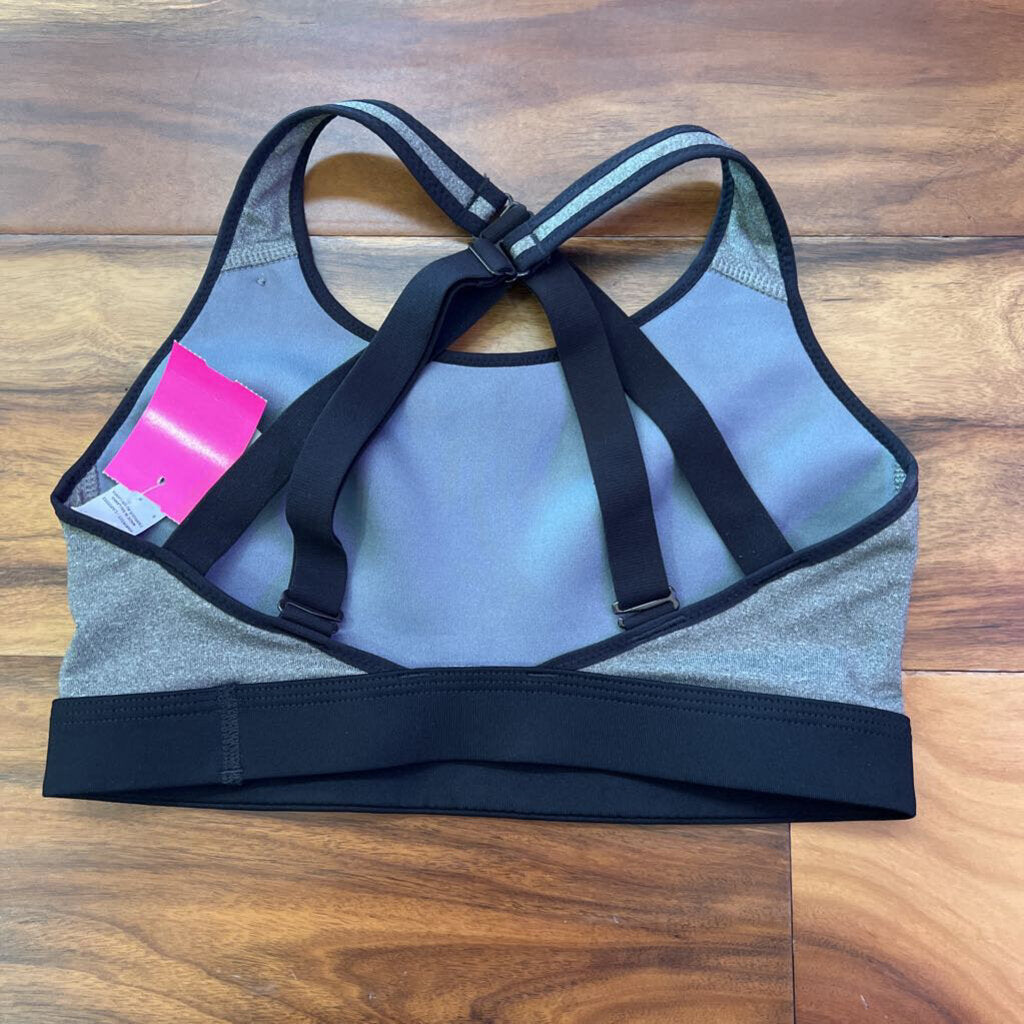 SPORTS BRA,GRAY,S