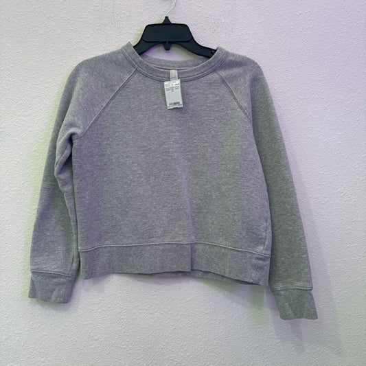 ATHLETA,PULLOVER CROP SWEATER ,GREY,XS