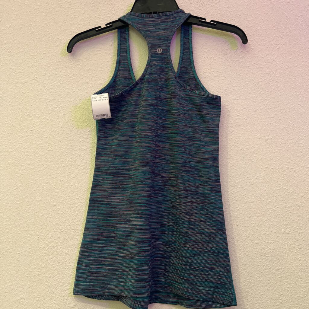 LULULEMON,ATHLETIC TANK TOP,BLUE,4