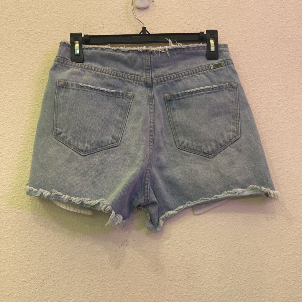 KANCAN,RAW HEW DENIM SHORT ,BLUE ,S (25)