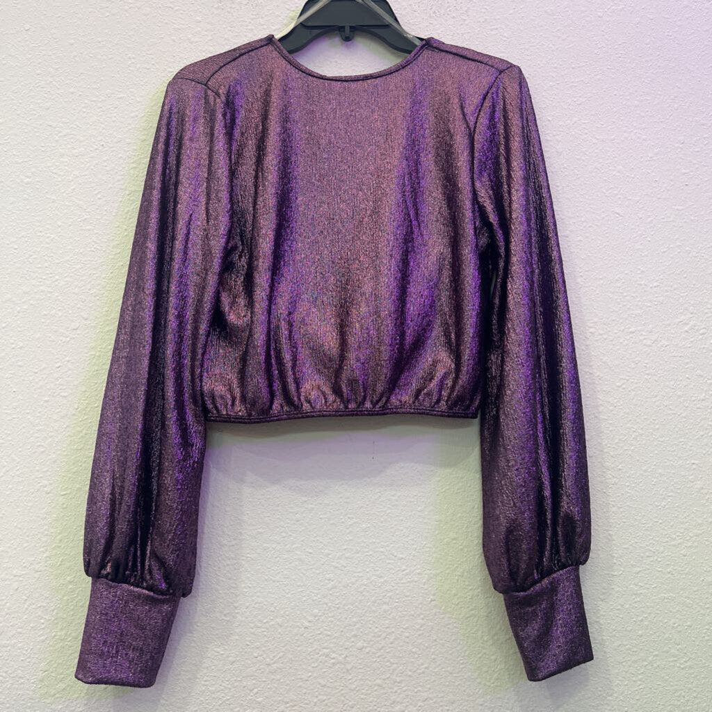 12TH TRIBE,LONGSLV TOP,PURPLE,L