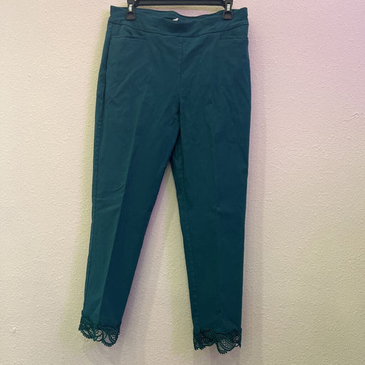 CHICO'S,CROPPED PANT,GREEN,1.5