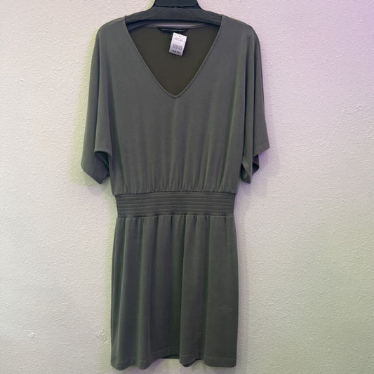 WHITE HOUSE BLACK MARKET,SHORTSLV DRESS,GREEN,S