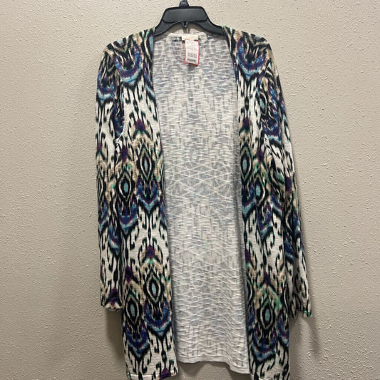 CHICOS,LONGSLVE LIGHTWEIGHT CARDIGAN ,MULTI,2