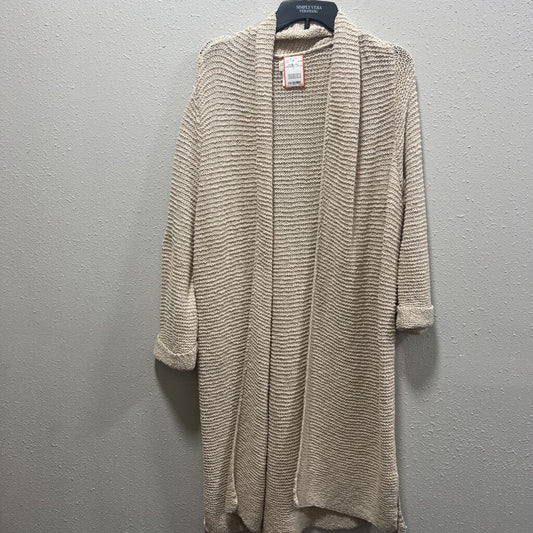 CHICOS,KNIT LONG CARDIGAN ,CREAM ,2