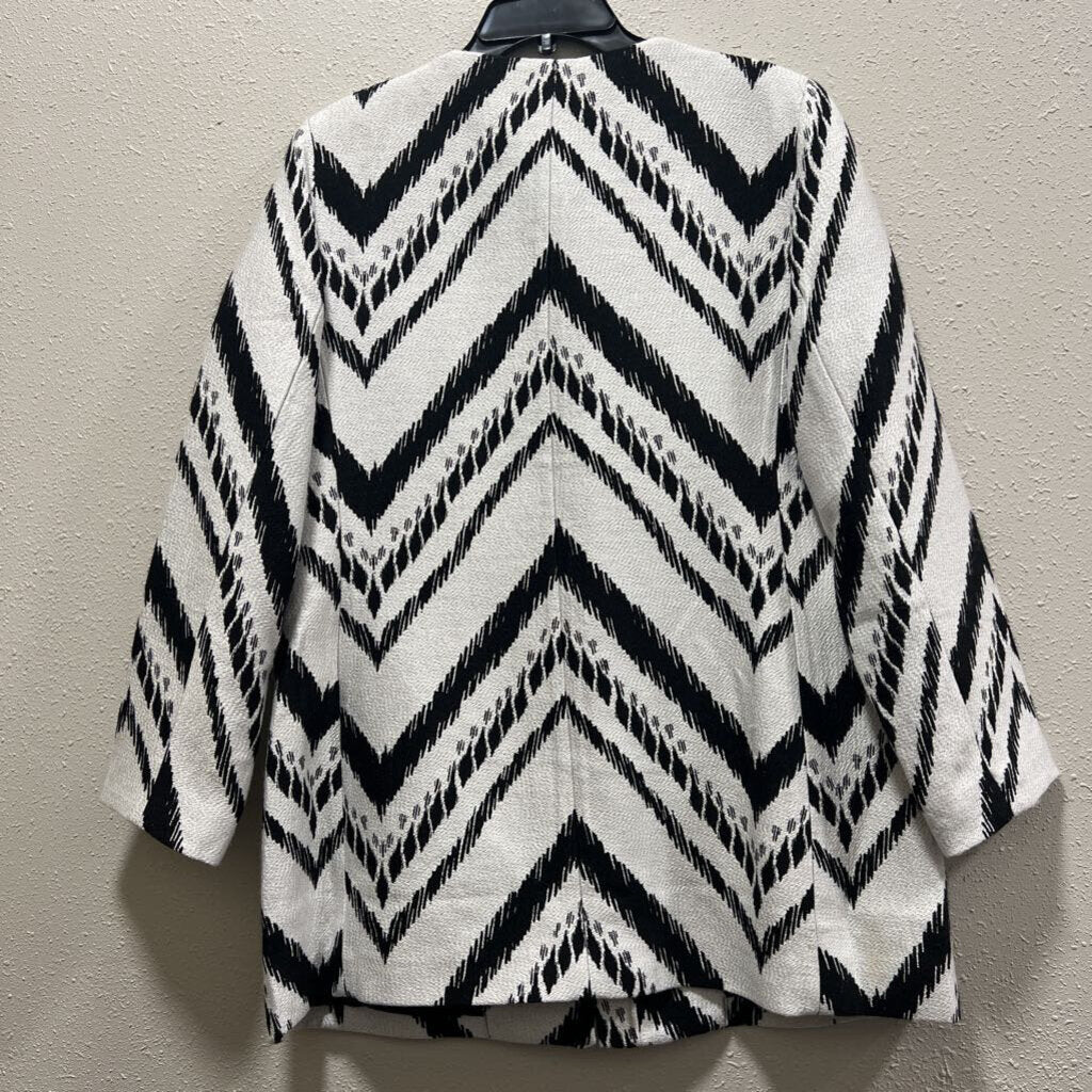 CHICO'S,CHEVRON ,BLK/WHT ,2