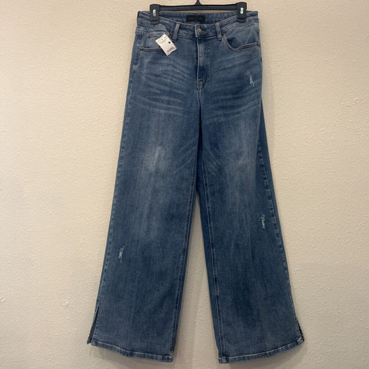 WIDE LEG JEANS,DENIM,30