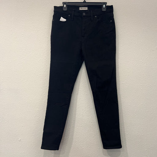 MADEWELL,HIGH RISE SKINNY,BLACK,31