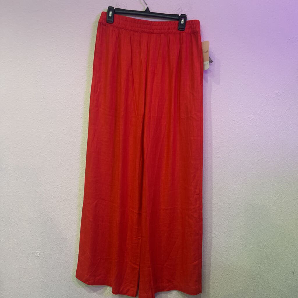 NEW IN,WIDE LEG PANT,RED,L