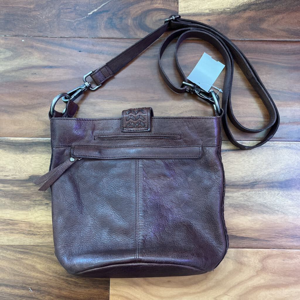 LATICO,LEATHER CROSSBODY ,BROWN