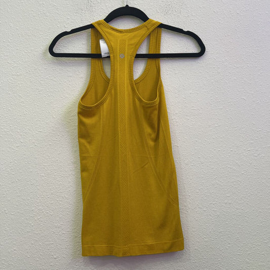 LULULEMON, ATHLETIC TANK TOP,GOLD,2