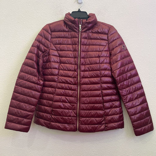 KATE SPADE,PUFFER JACKET,MAROON,S