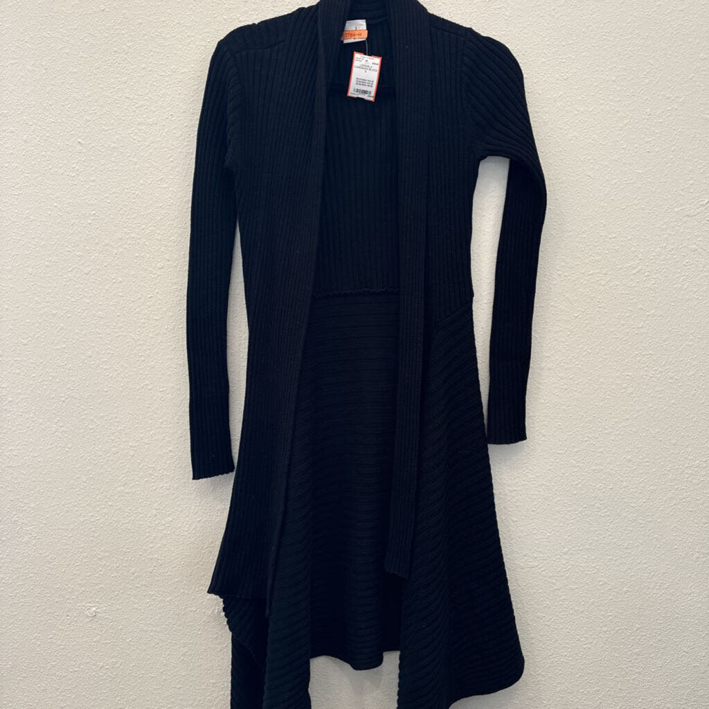 LONGSLV CARDIGAN,BLACK,S