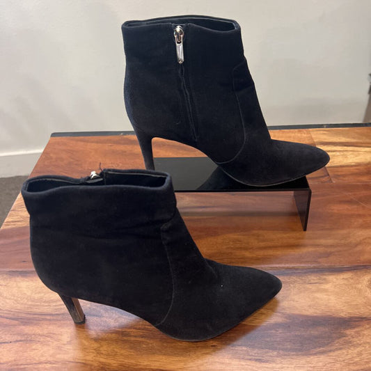 SAM EDELMAN,HEEL BOOTIES,BLACK,8.5