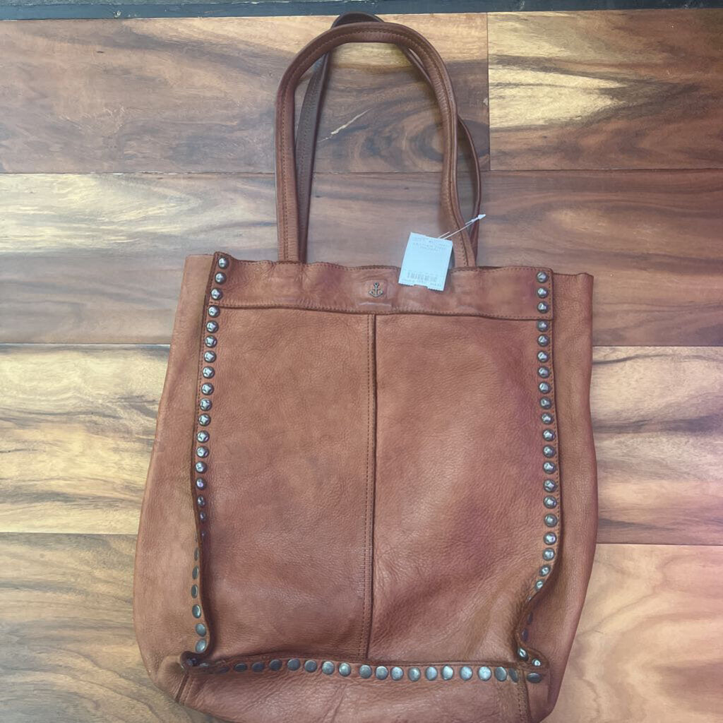 HARBOUR 2ND,LEATHER TOTE ,BROWN