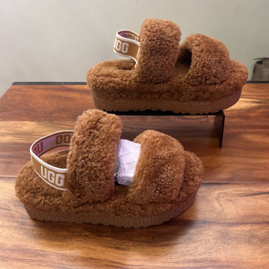 UGGS,UGG "OH FLUFFITA",TAN,7