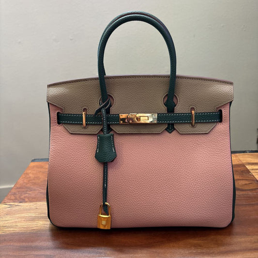 PURSE (DUPE),PINK GREEN TAUPE