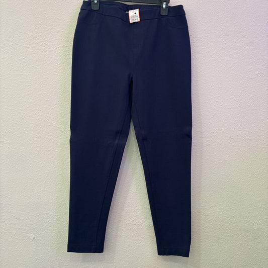 SOFT SURROUNDINGS,SLACK PANT,NAVY,L