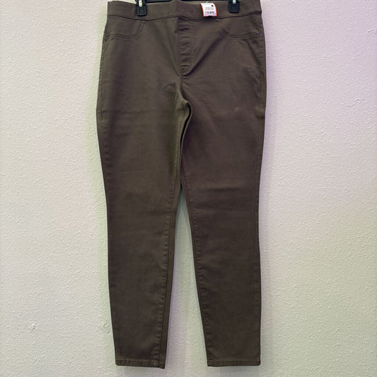 NEW DIRECTION,PULL ON SKINNY PANT,GREEN,16