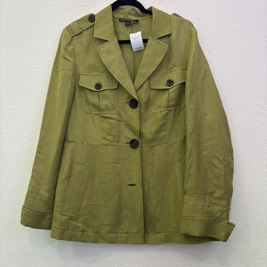 LAFAYETTE148,BUTTON JACKET,GREEN,12